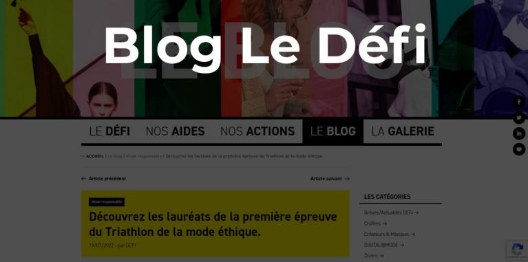 Blog Le Défi
