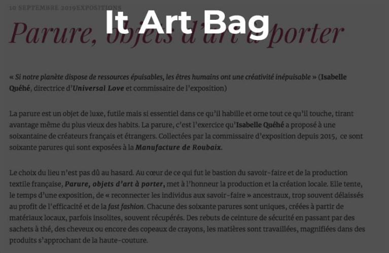 It Art Bag