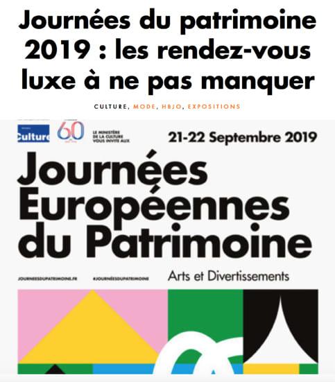 Journées du patrimoine